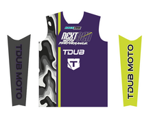 Load image into Gallery viewer, (PRE-ORDER) NextGen Moto Performance YOUTH Jersey (Fluro Yellow / Purple)
