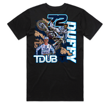 Load image into Gallery viewer, TDUB / REGEN DUFFY - BLACK TEE (YOUTH)
