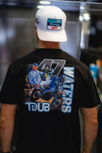 Load image into Gallery viewer, TDUB / TODD WATERS - BLACK TEE (YOUTH)
