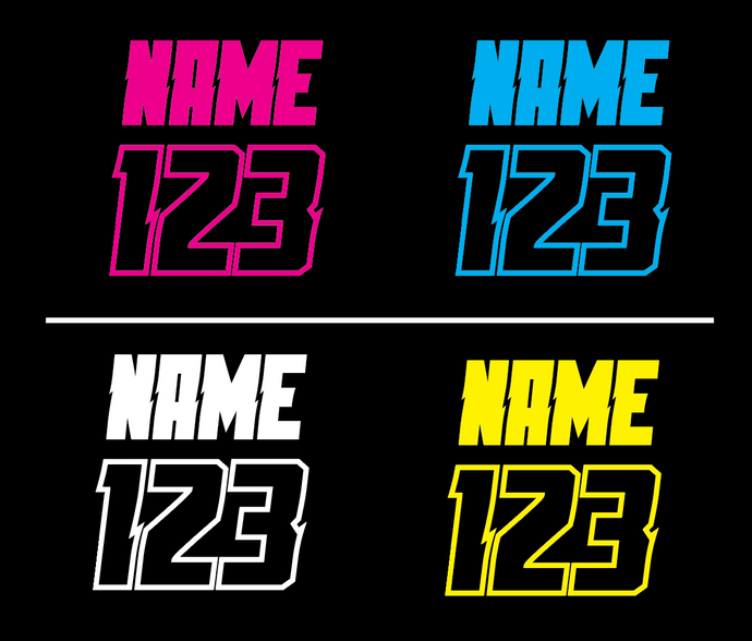 Custom Jersey Print (ADULT SIZE)