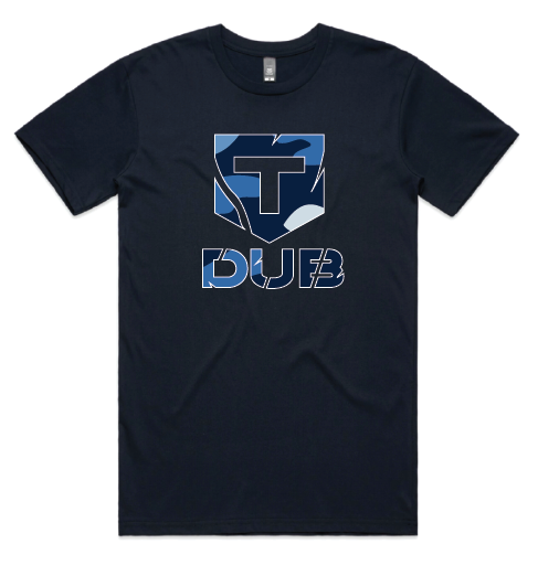 TDUB BLUE CAMO TEE - NAVY (YOUTH)
